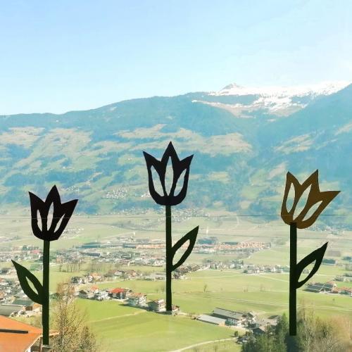 Tulpen Fensterbild